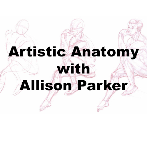 Artistic Anatomy KAG Members with Allison Parker.