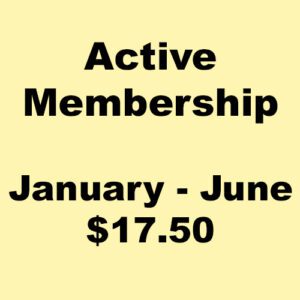 Active Membership January - June.